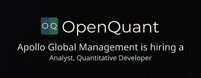 Analyst, Quantitative Developer - Apollo Global Management