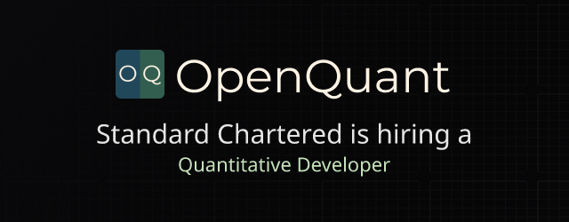 Quantitative Developer - Standard Chartered