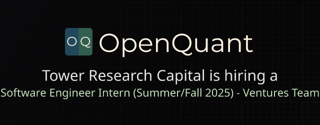 Software Engineer Intern (Summer/Fall 2025) - Ventures Team - Tower ...