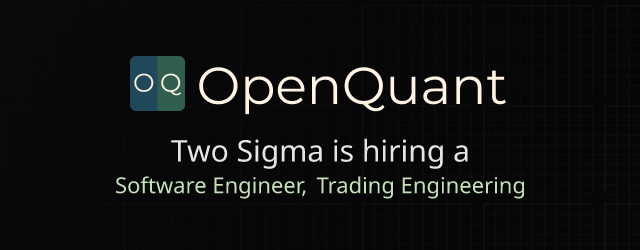 Software Engineer Trading Engineering Two Sigma