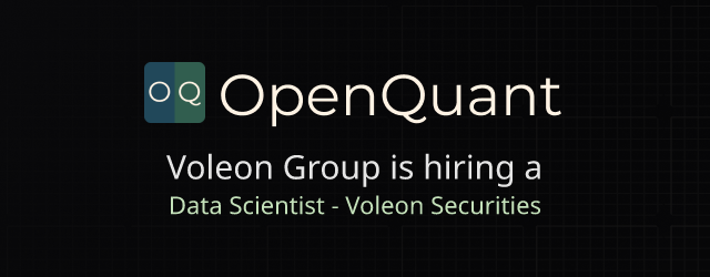 Data Scientist - Voleon Securities - Voleon Group